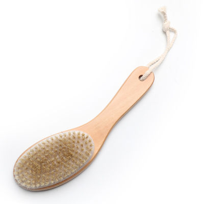 Exfoliating Dry Body Bath Shower Brush Chicken Legs Shape Natural Wooden Nylon