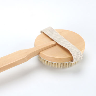 Detachable Body Bath Brush Vegan Dry Body Brush With Massage Beads Holmwood Handle
