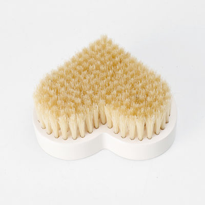 Customizable Bath Shower Brush Heart Shaped Dry Skin Exfoliating Massaging