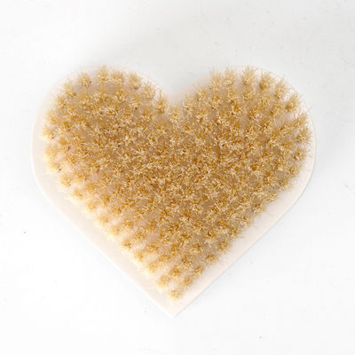 Customizable Bath Shower Brush Heart Shaped Dry Skin Exfoliating Massaging