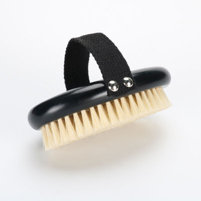 Black Dry Skin Body Bath Shower Brush Customized Color For Cellulite Detoxifier