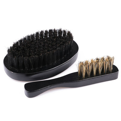 Beach Wood 360 Wave Beard Brush And Comb Kit Anti Static Customized Grooming Needs