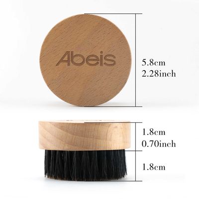 Easy To Clean Natural Wood Beard Brush Mens Grooming Brush  Exquisite