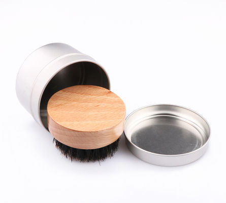Easy To Clean Natural Wood Beard Brush Mens Grooming Brush  Exquisite