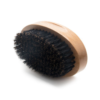 Private Label Men'S Beard Comb And Brush Set 100% Boar Bristle Beard Brush Gift Set