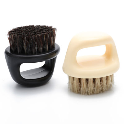 Fade Brush Boar Bristle Finger Beard Brush for Men's Grooming Shaving