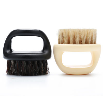 Fade Brush Boar Bristle Finger Beard Brush for Men's Grooming Shaving