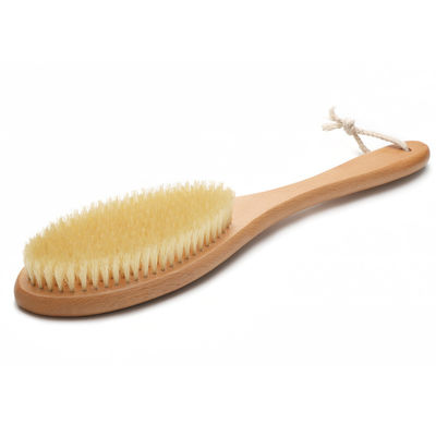 Natural Sisal Exfoliating Dry Brush Plant Cactus Wooden Massage Body Brush