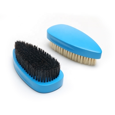 Custom Logo Boar Bristle 360 Wave Brush for Beard and Hair
