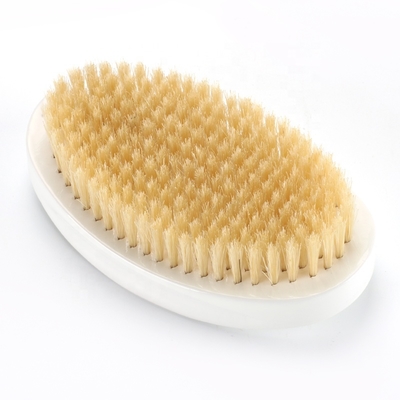 Custom Logo Beechwood Boar Bristle 360 Wave Brush for Beard and Hair