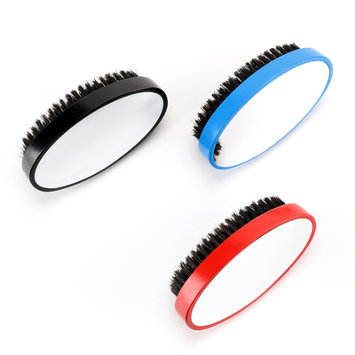 Custom Wave Brush with Mirror 100% Boar Bristle 112g