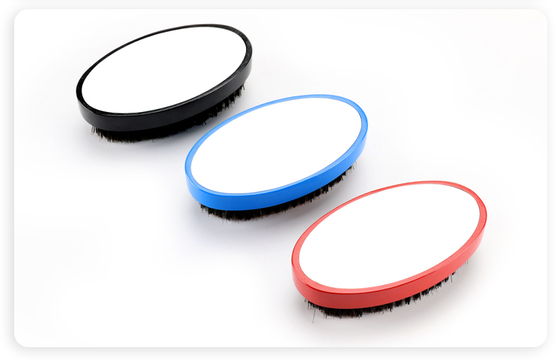 Custom Wave Brush with Mirror 100% Boar Bristle 112g