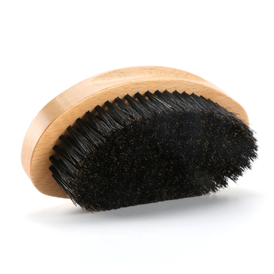 12.7cm Wooden Handle 360 Wave Brush with Boar Bristles