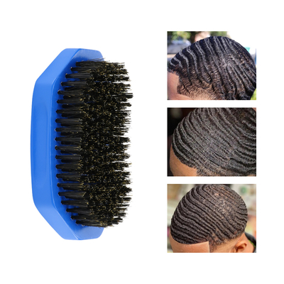 Wooden Handle 360 Wave Brush 12.6cm Boar Bristle for Men