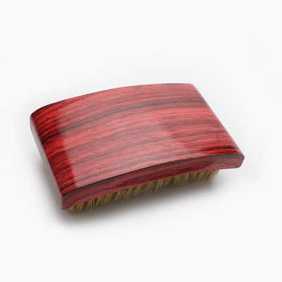 Custom OEM 100% Boar Bristle Square Wave Brush with Beech Wood Handle