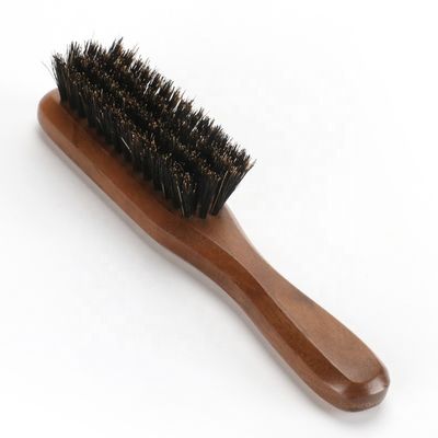 Boar Bristle Beard Brush Comb Set Black Color Wood Material for Men Beard Hair Grooming