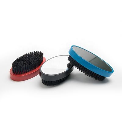 Personalizza lo spazzolino per barba con specchio di legno naturale Medio misto spazzolino per pennello di cinghiale
