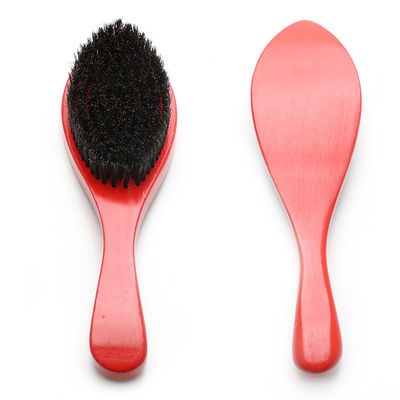 Soft Red Boar Bristle Beard Shaping 360 Wave Brush Care For Personal Care