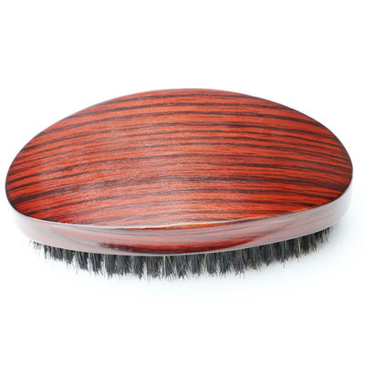 Wavy Gift Boar Bristle Wave Brush Beech Natural Wood Bend Palm 360 Hair Brush