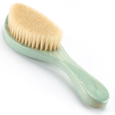 Customization Logo Curved 360 Wave Comb Boars Hair Beard Brush Lightweight