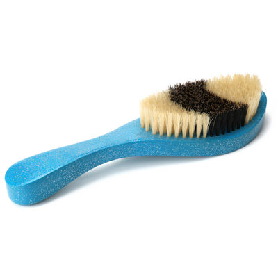 Multiple Color PU Pure Boar Hair Bristle 360 Curved Brush Custom Logo