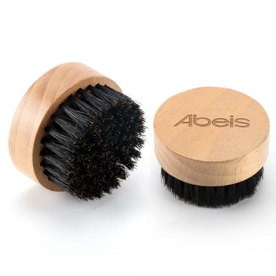 Easy To Clean Natural Wood Beard Brush Mens Grooming Brush  Exquisite