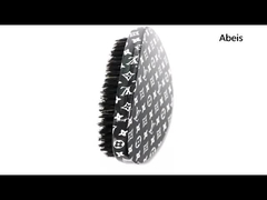 Ergonomic Custom 360 Wave Brush Wooden Bristle Hair Brush For Men'S Hair Grooming