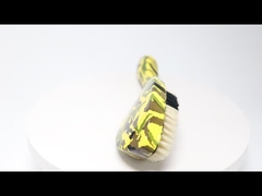 Customized Logo Two Color Boar Bristle Wave Brush For Men'S Hair Styling